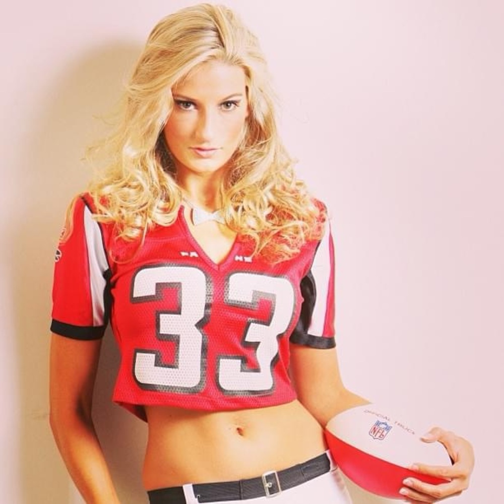 NFL Atlanta Falcons Crop Top Jersey #33 Turner- One‎ of a Kind!